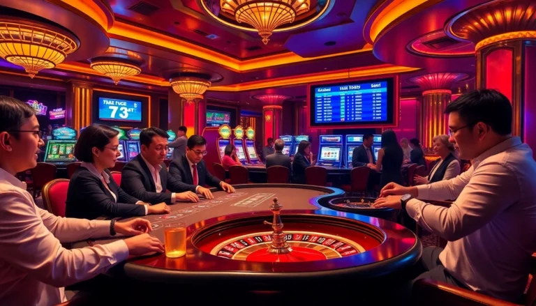Experience the excitement of f8bet as players engage in thrilling casino games, from poker to roulette.